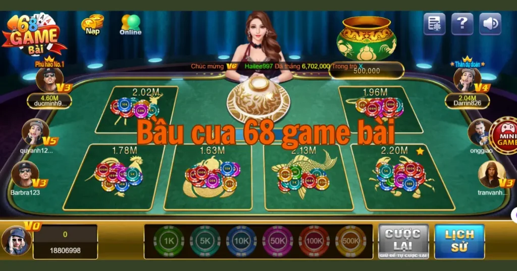 Cách Chơi Bầu Cua 68 Game Bài