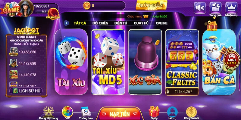 Hướng Dẫn Tham Gia Game Xóc Đĩa Tại 68 Game Bài