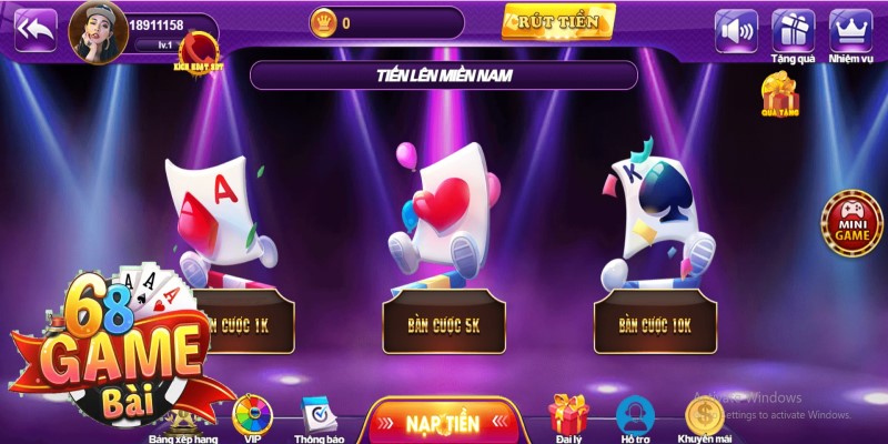 Đôi Nét Về Game Tiến Lên Miền Nam 68 Game Bài