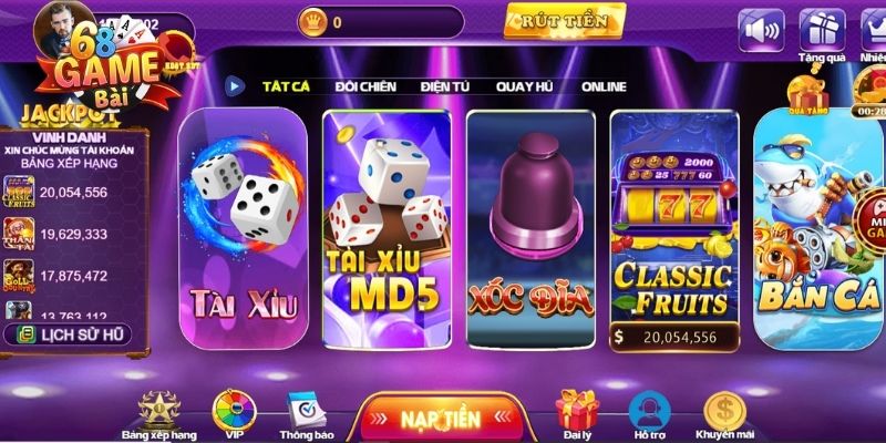 Lợi Thế của Live Sòng Bạc 68 Game Bài